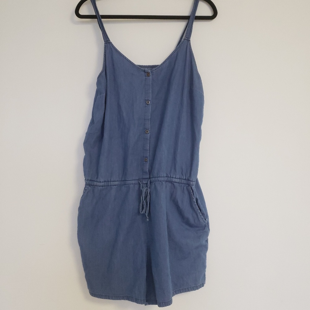 Old navy Tall denim romper size large